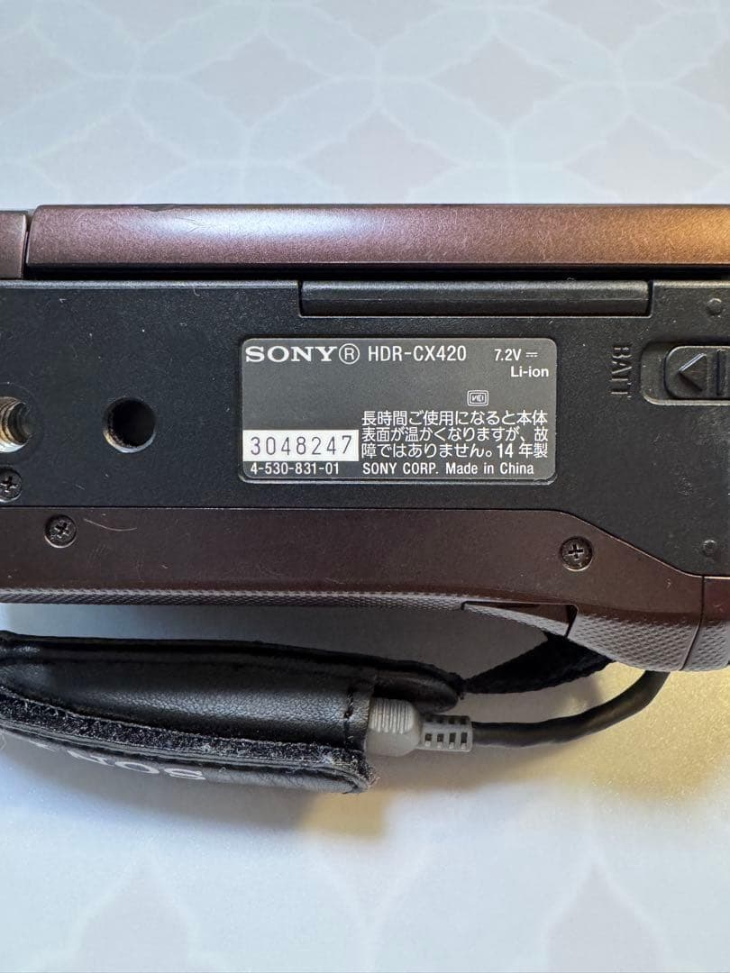 SONYビデオカメラ Handycam CX420 ブラウン HDR-CX420