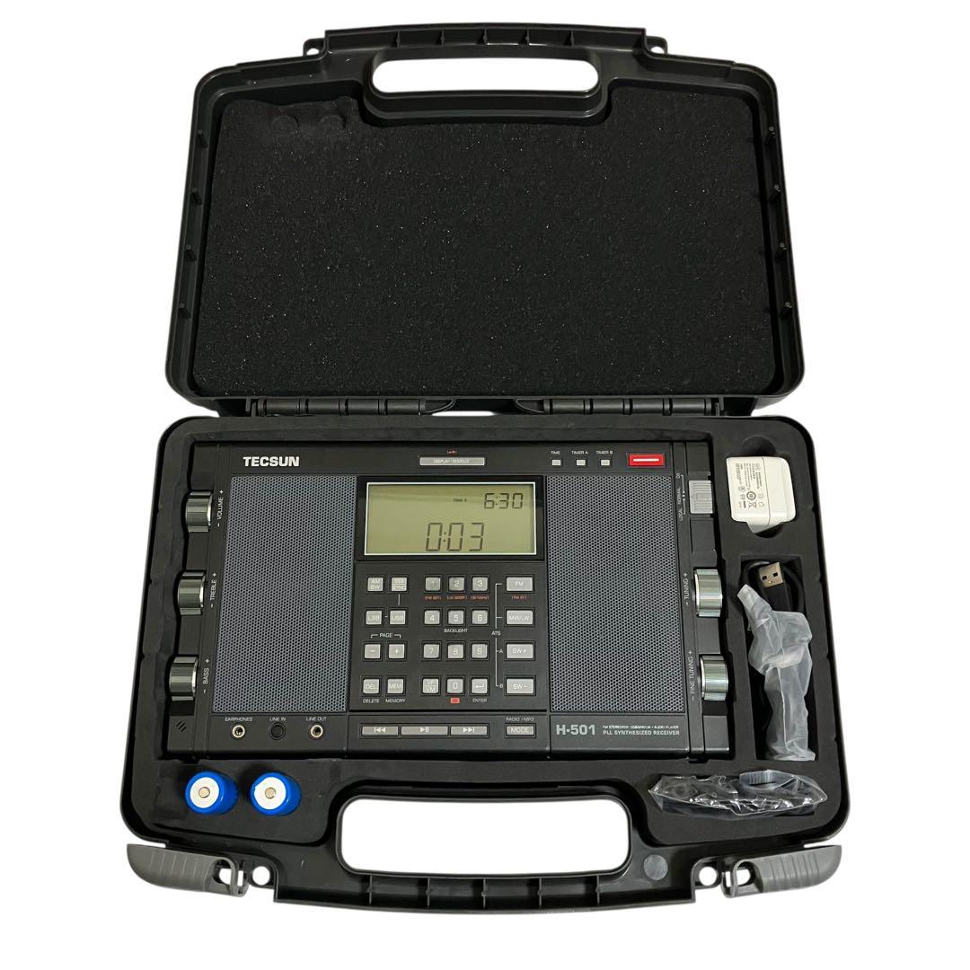 TECSUN テックサン　短波ラジオ　ラジオ　H-501 日本語説明書付き