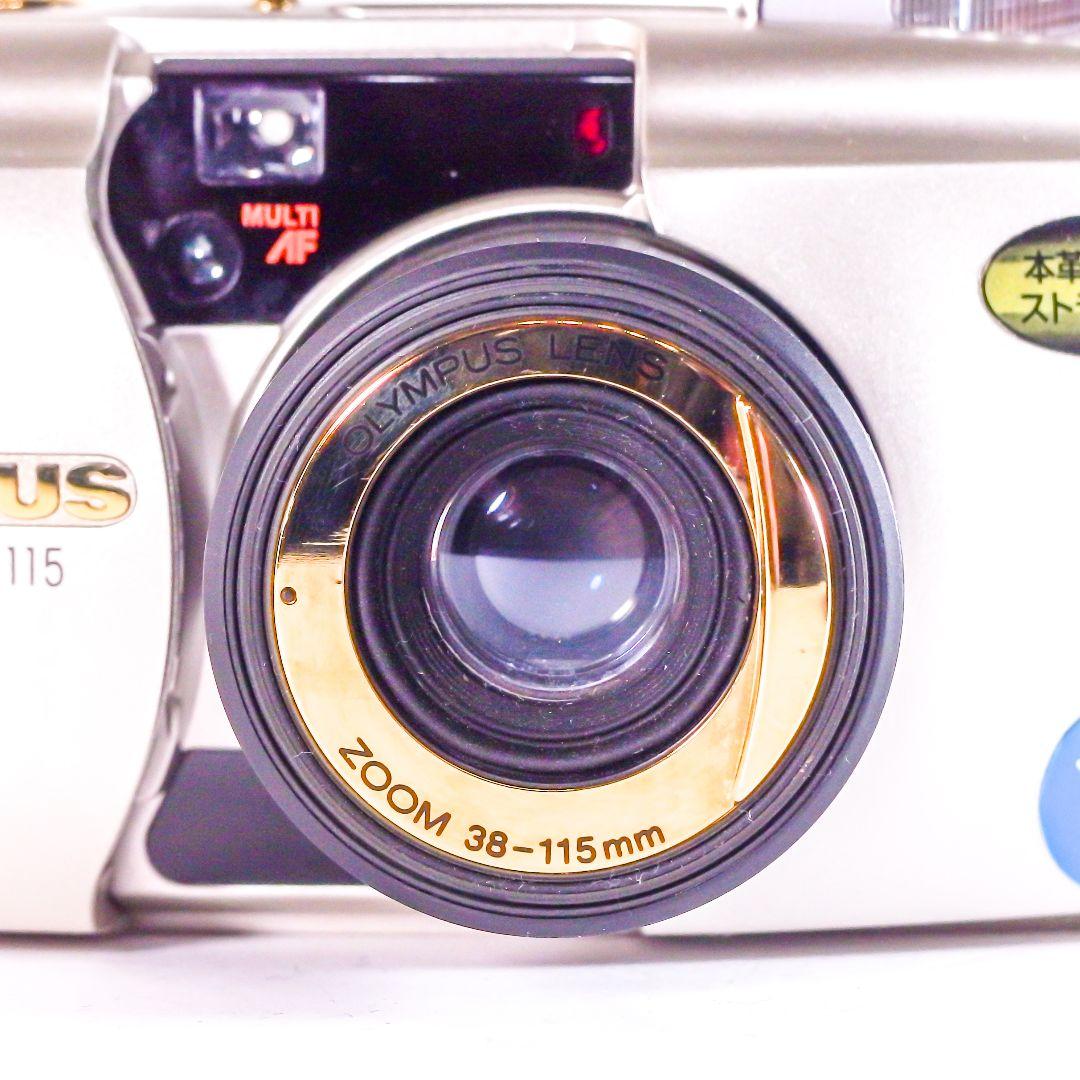 完動美品 オリンパス OLYMPUS mju:1 ZOOM 115 シルバー