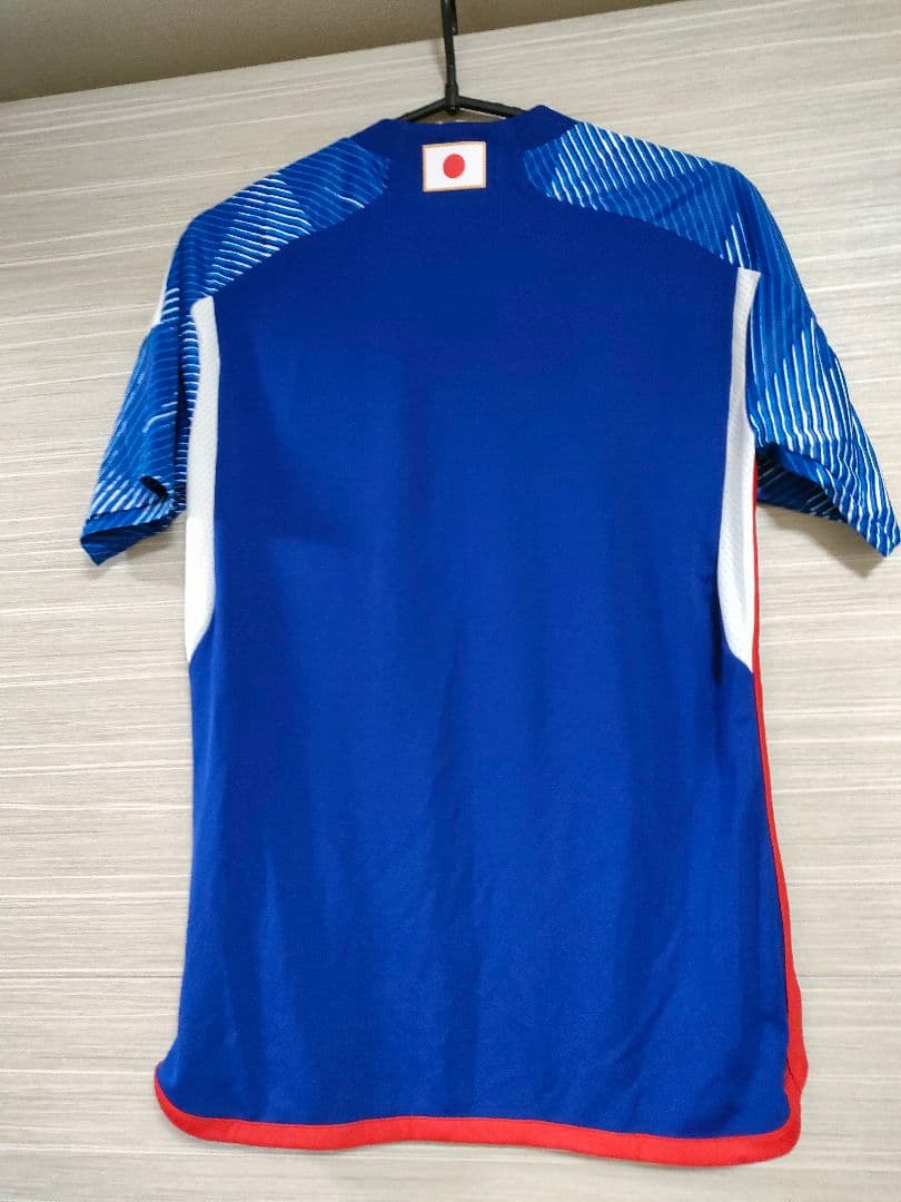 adidas　稀少新品タグ付　サッカーウェアジャパン　ブルー　サイズ160(S)