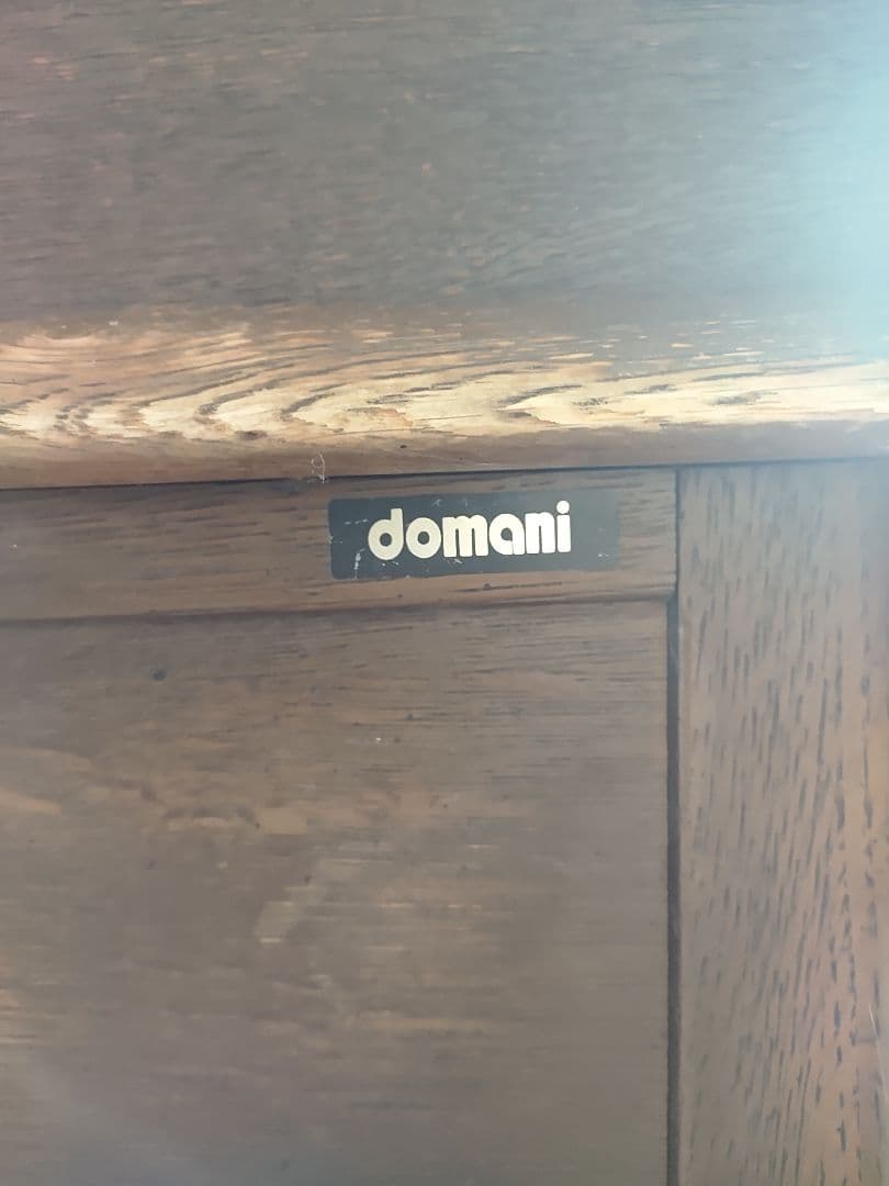 ドマーニ 木製デスライドスク 引き出し付き