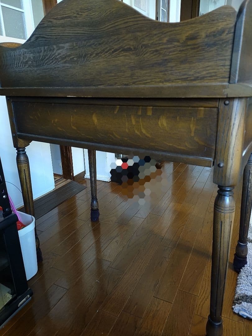 ドマーニ 木製デスライドスク 引き出し付き