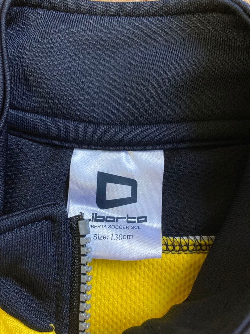 Liberta ジャージ イエロー/ネイビー　130 サッカー