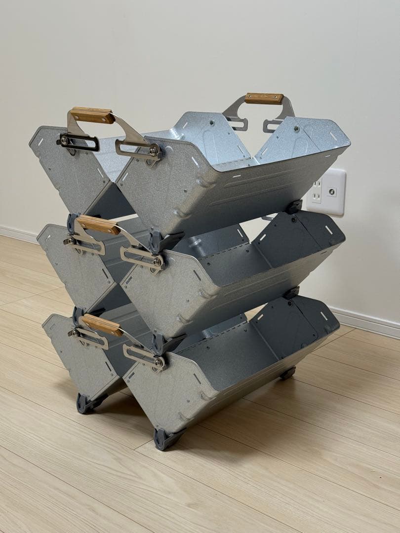 シェルフコンテナ25本体×3台セット スノーピーク