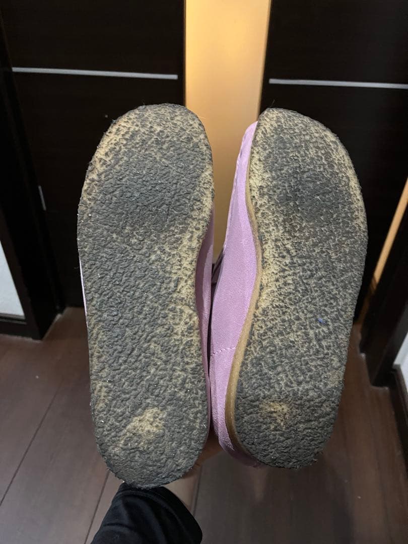クラークス　ワラビー　ピンク　26.5 美品