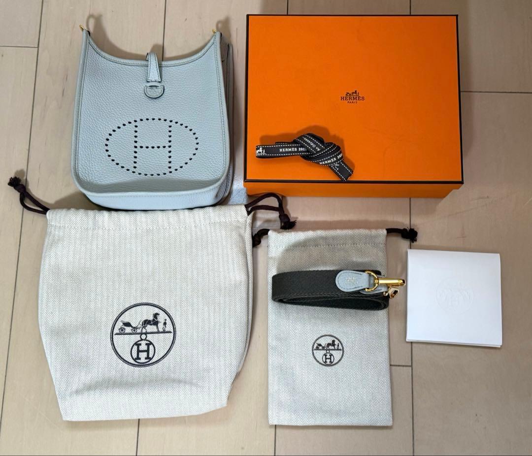 エルメス エヴリンTPM ブルーペール