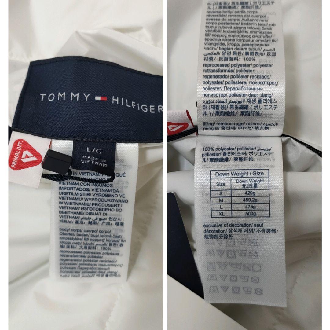 【新品タグ付】トミーヒルフィガー　2way　リバーシブル中綿ジャケット　Lサイズ