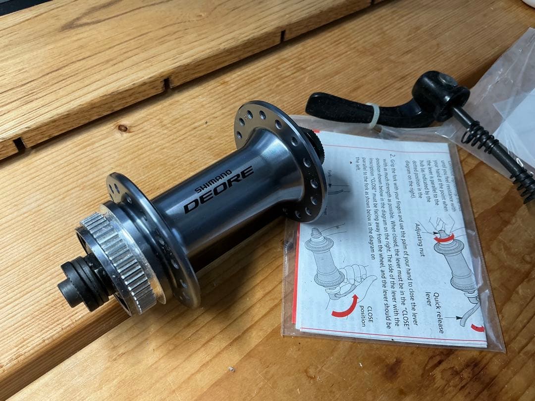 SHIMANO FH-M6000 HB-M6000 シルバー 32h 前後ハブ