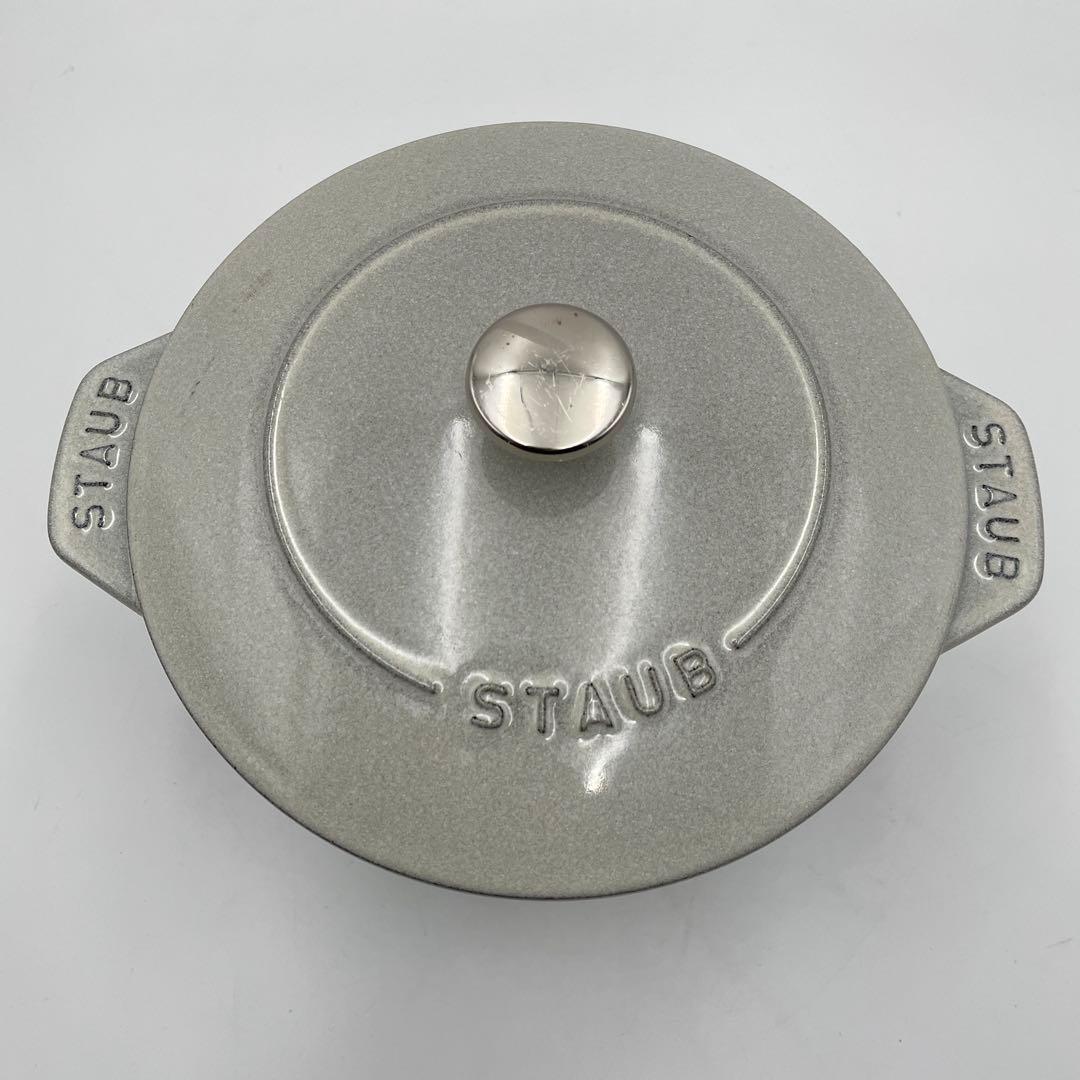 美品　ストウブ ラ・ココット de GOHAN L 20cm グレー系