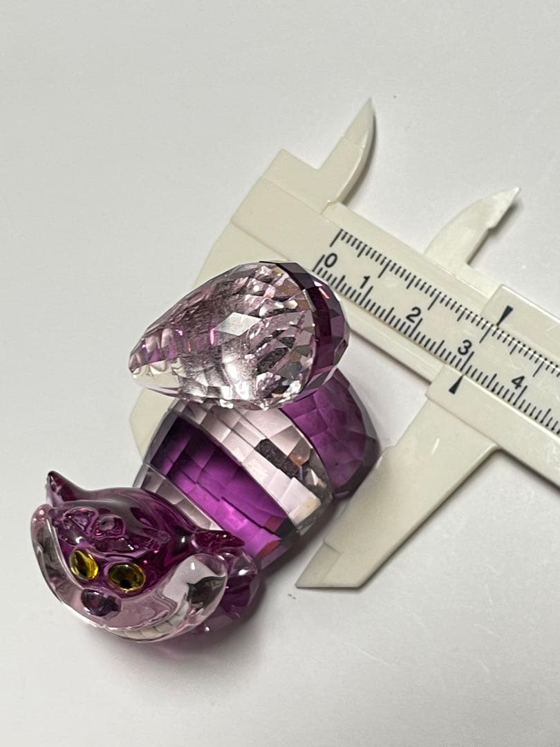 【未使用】SWAROVSKI ディズニー　チェシャ猫　オブジェ　匿名配送❤︎