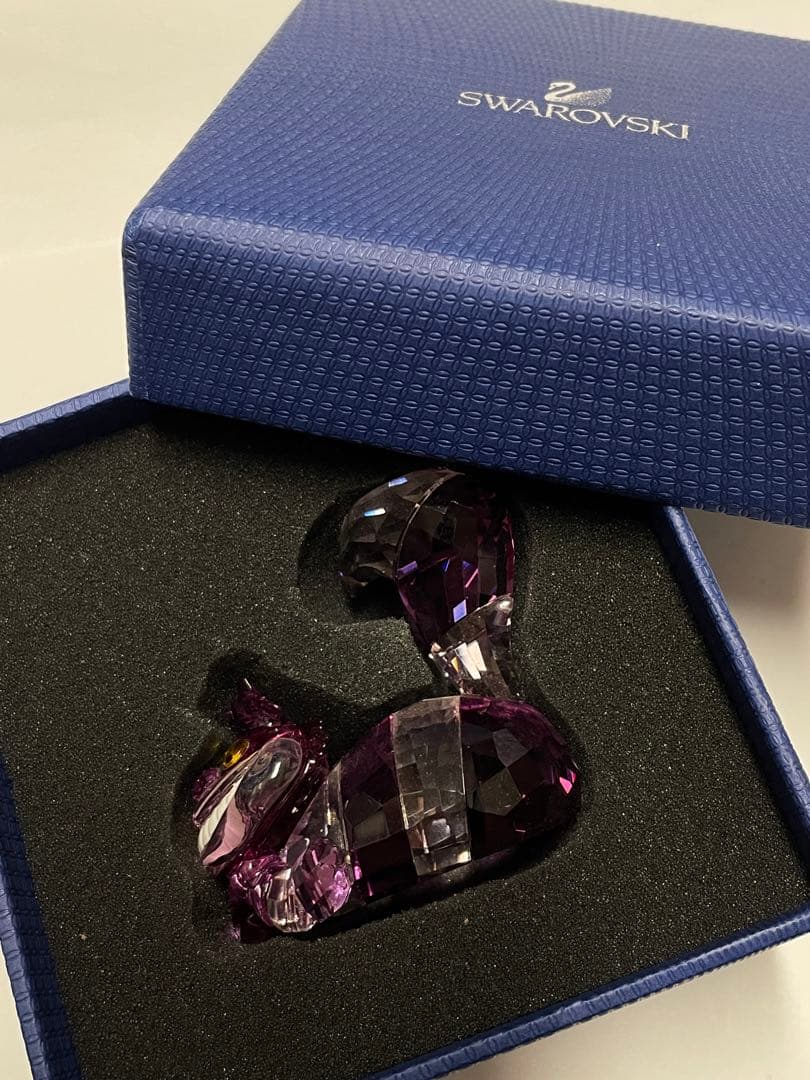 【未使用】SWAROVSKI ディズニー　チェシャ猫　オブジェ　匿名配送❤︎