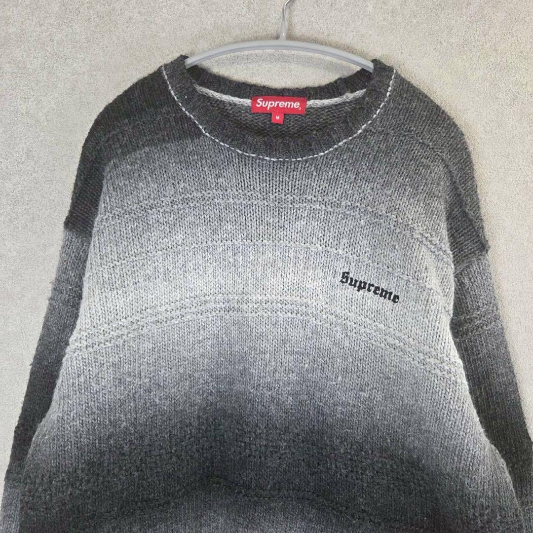 美品 22AW Supreme Gradient Stripe Sweater