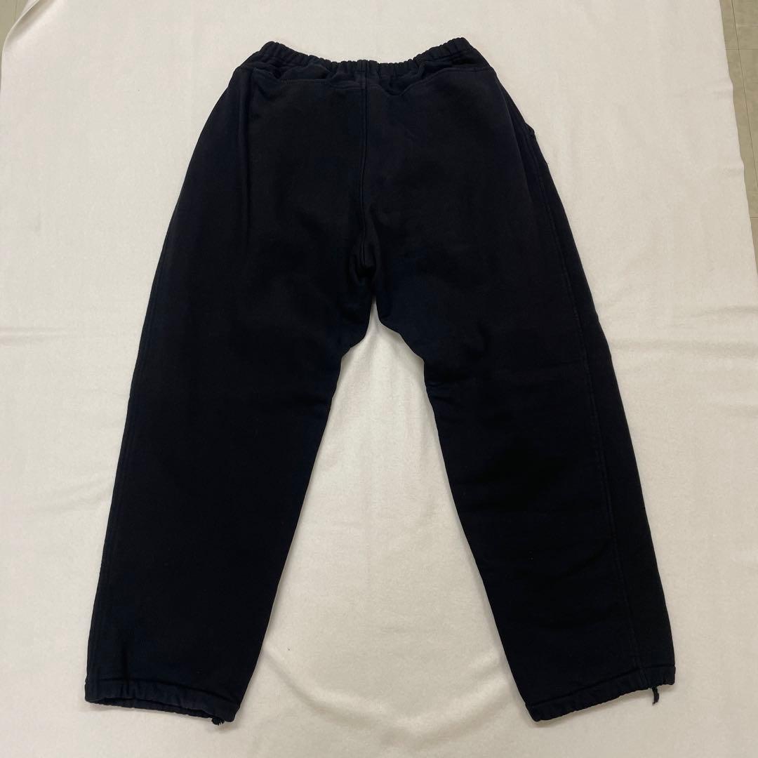 COMOLI 裏起毛ブラック スウェットセット サイズ2