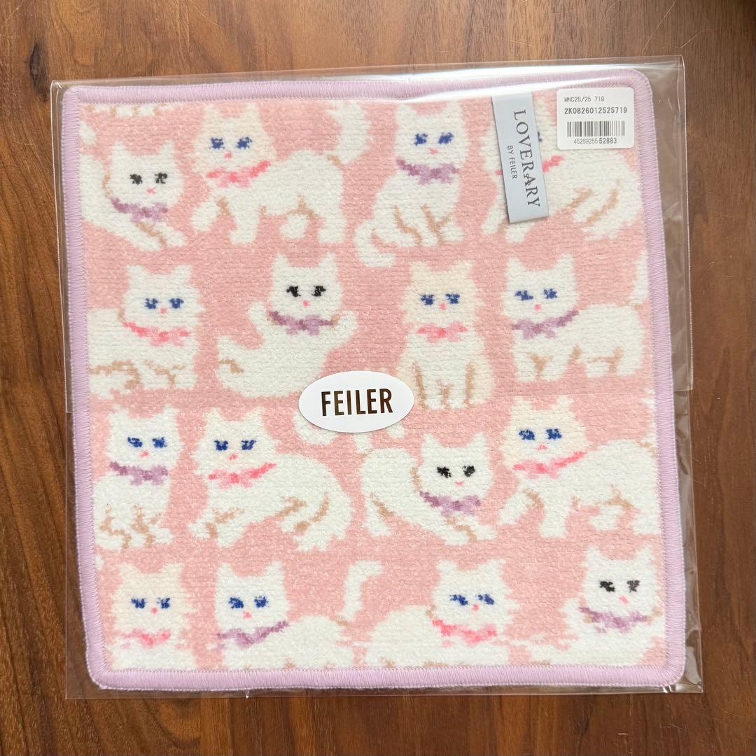専用ページ FEILER モフモフネコチャンハンカチ