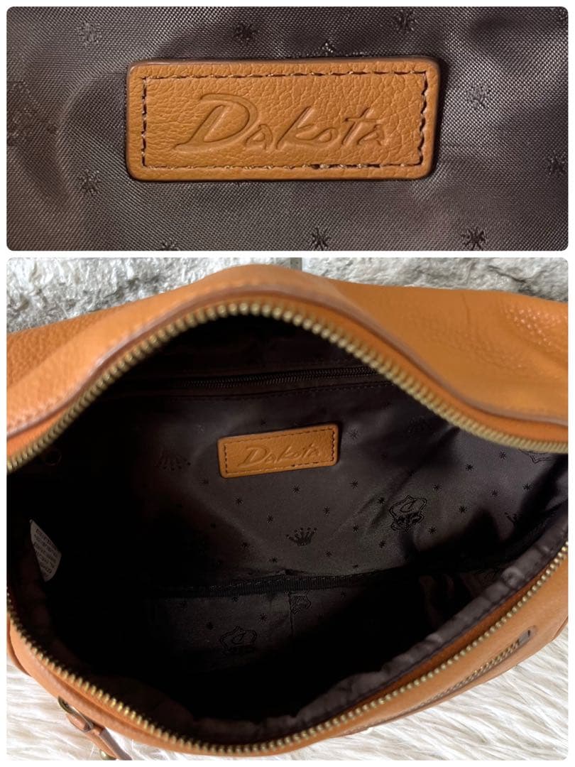 【新品未使用】ダコタ　レザー　ボディバッグ　ポーチ