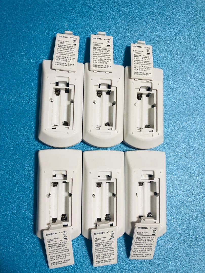 CASIO YT-150 プロジェクター用リモコン6個
