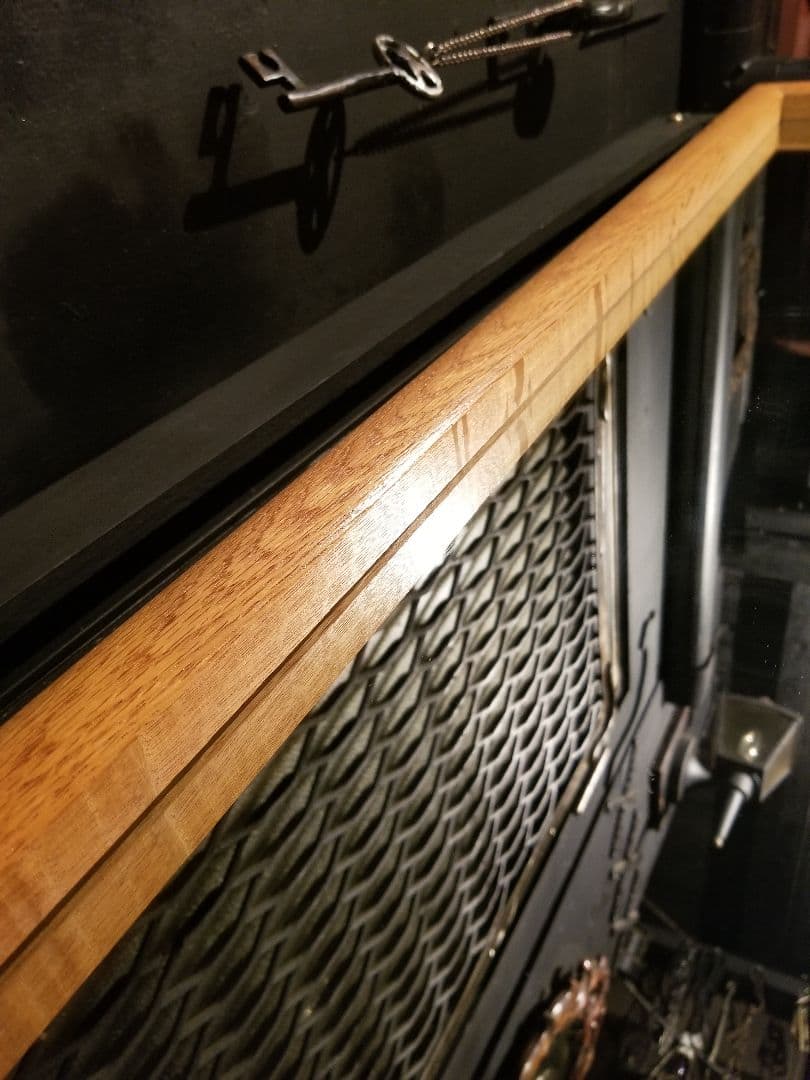 1960's　ヴィンテージ　北欧　ナチュラル　モダン　オーク　無垢材　壁掛け　鏡