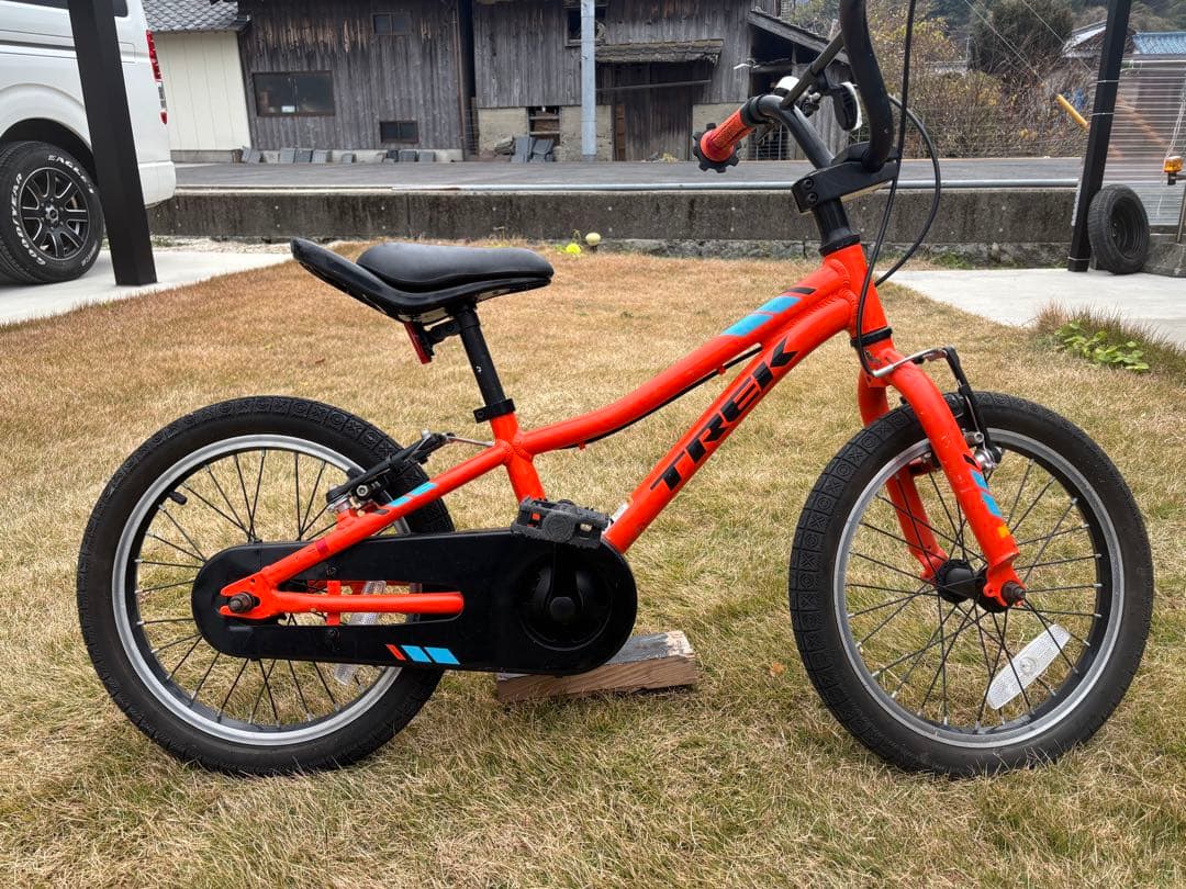 トレックTREK 16インチ キッズ自転車 オレンジ