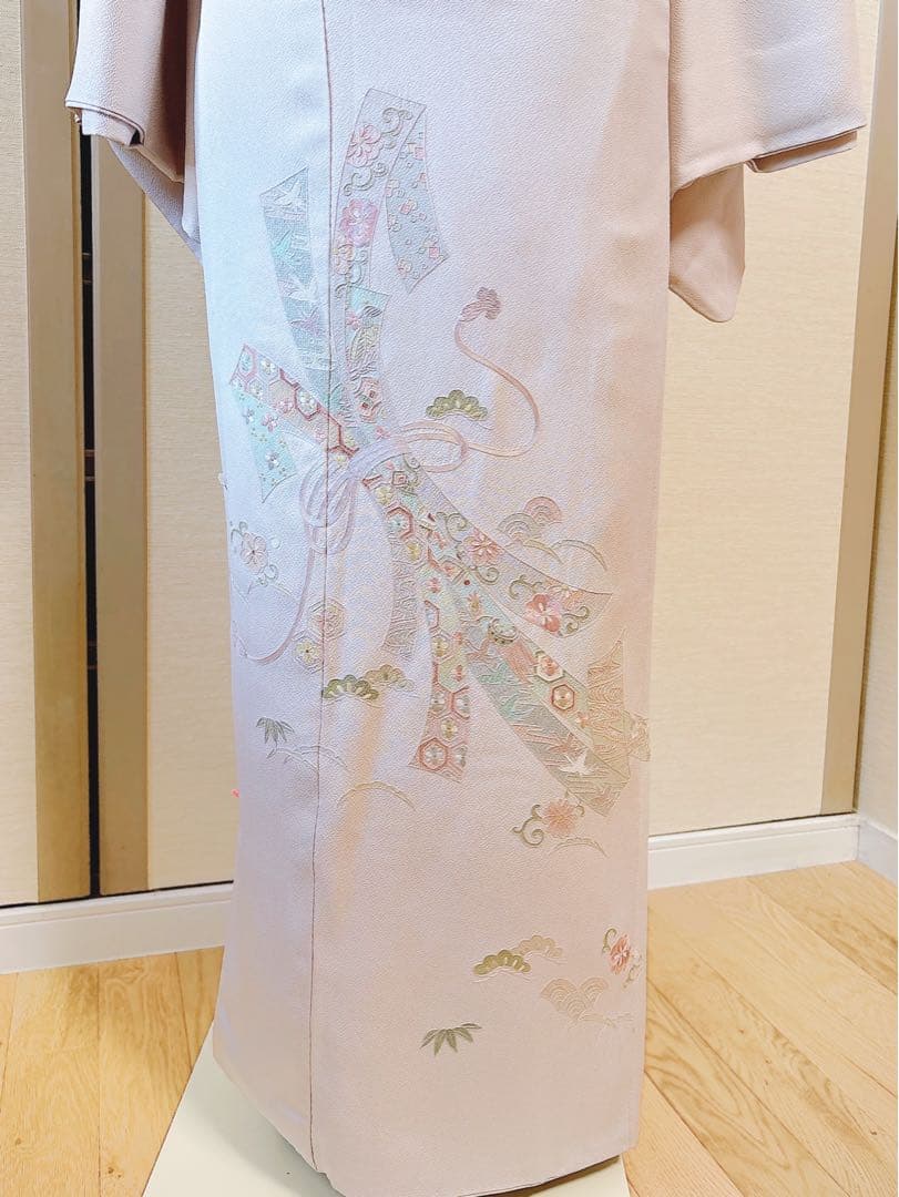 訪問着　フルセット 裄69 作家物　一つ紋　スワトウ　卒業式　入学式　M L