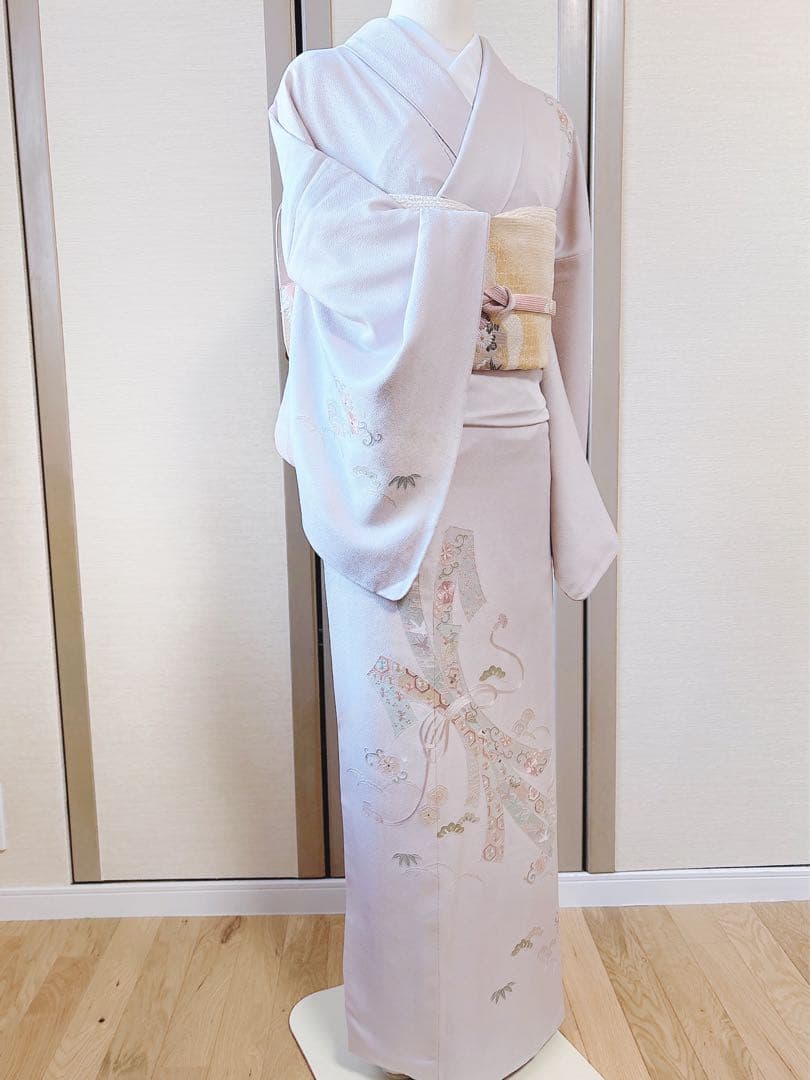 訪問着　フルセット 裄69 作家物　一つ紋　スワトウ　卒業式　入学式　M L