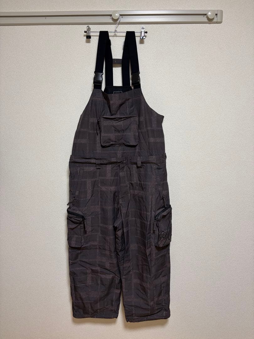 【未使用品】MAHFSUPPLY スノボウェア スノボパンツ ビブパンツ