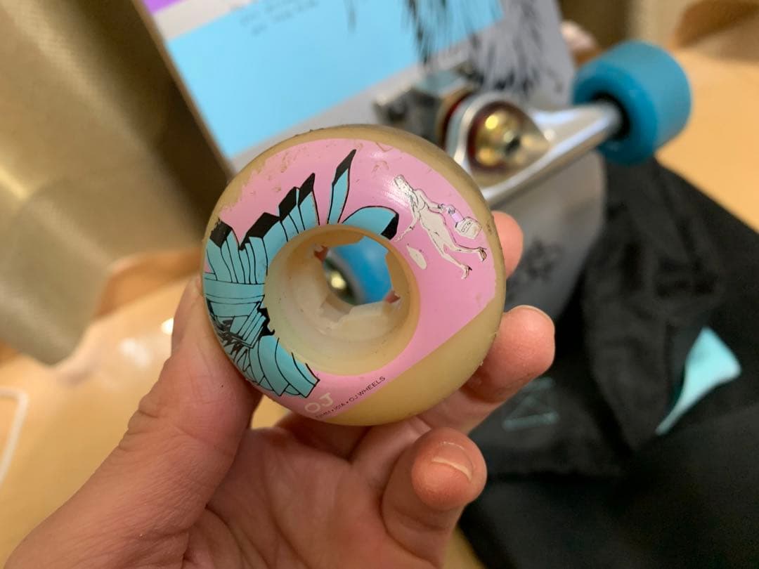 スケボーWelcome ＋ウィール＋Mark Gonzalesスケートケース付き