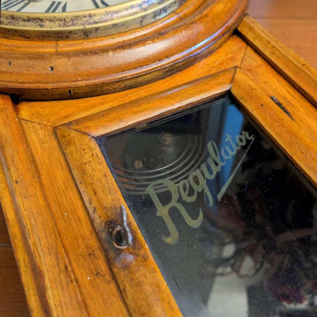 アンティーク掛時計　古時計　振り子時計