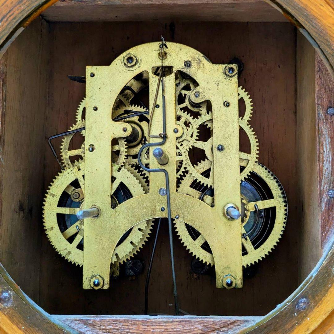 アンティーク掛時計　古時計　振り子時計