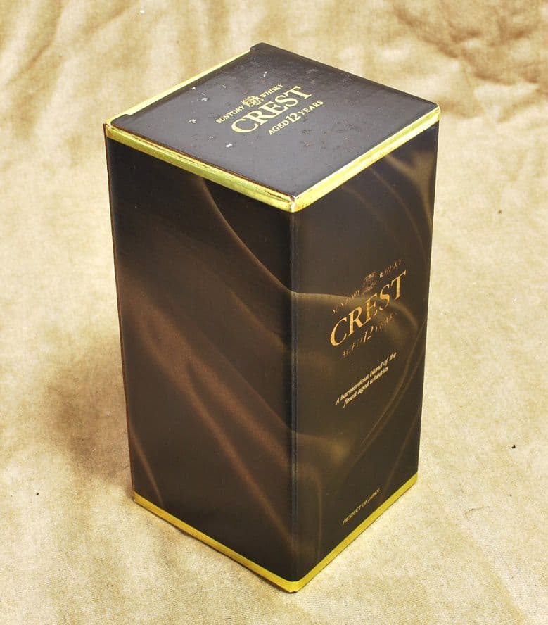 サントリー/クレスト/12年/ウイスキー/黒キャップ旧ボトル750ml43%