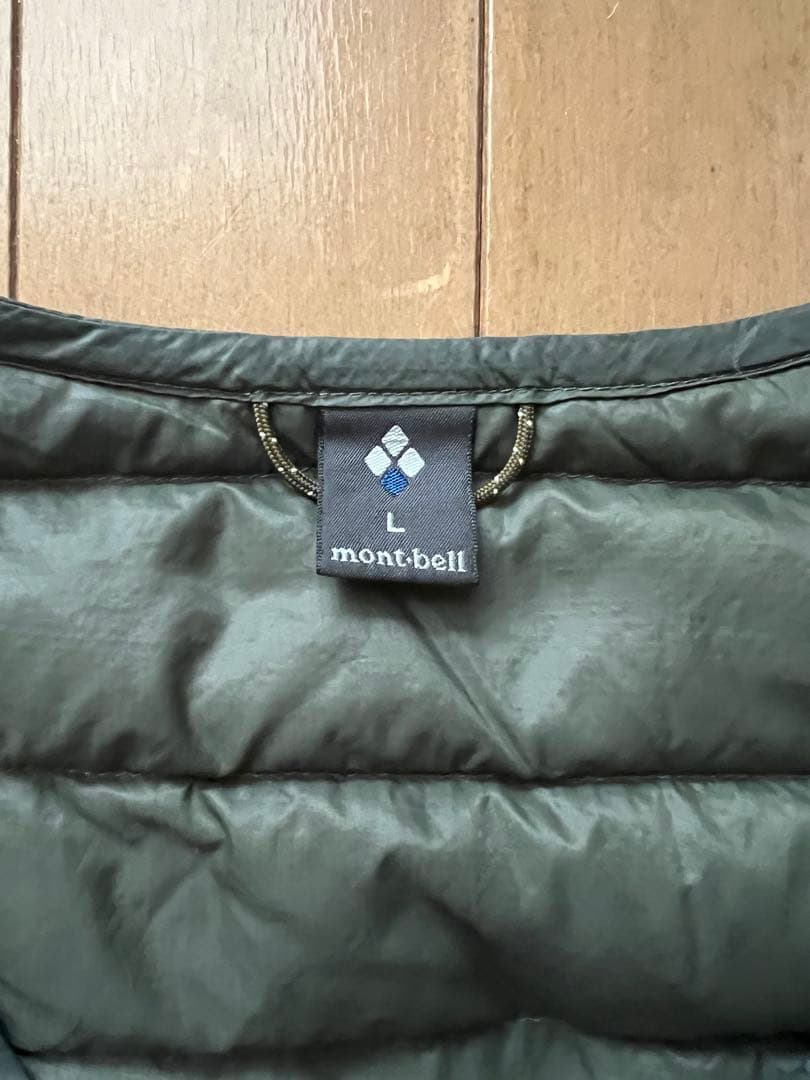 モンベル　スペリオダウン ラウンドネックベスト Men's Lサイズ