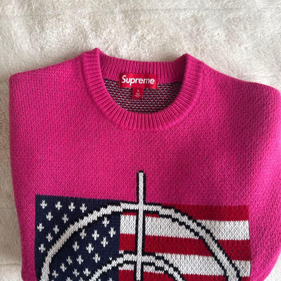 Supreme ピンク ニットセーター