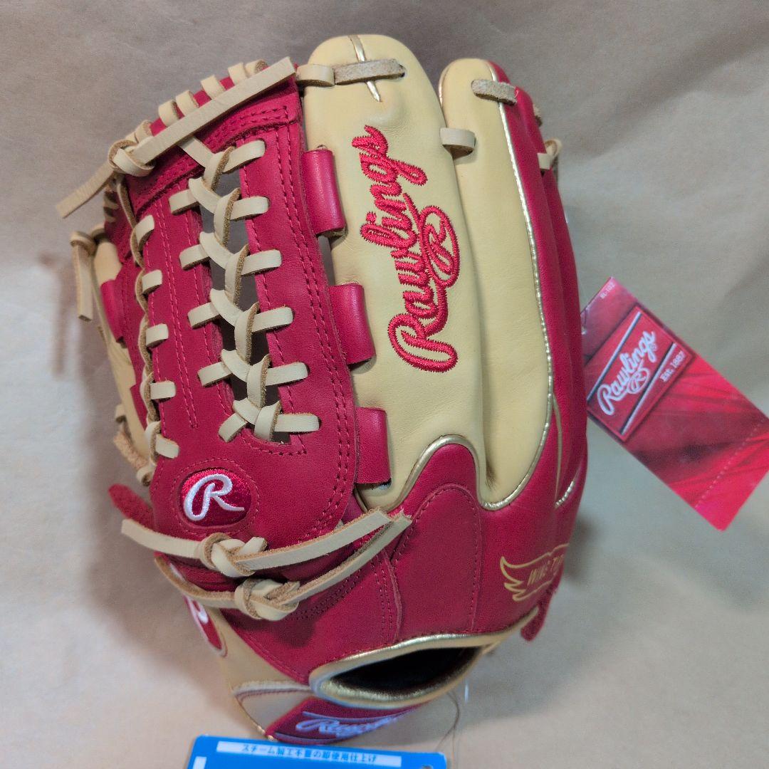 ローリングス:左投げ:大人用:軟式用グラブ:11.75インチ:色:スカーレット他