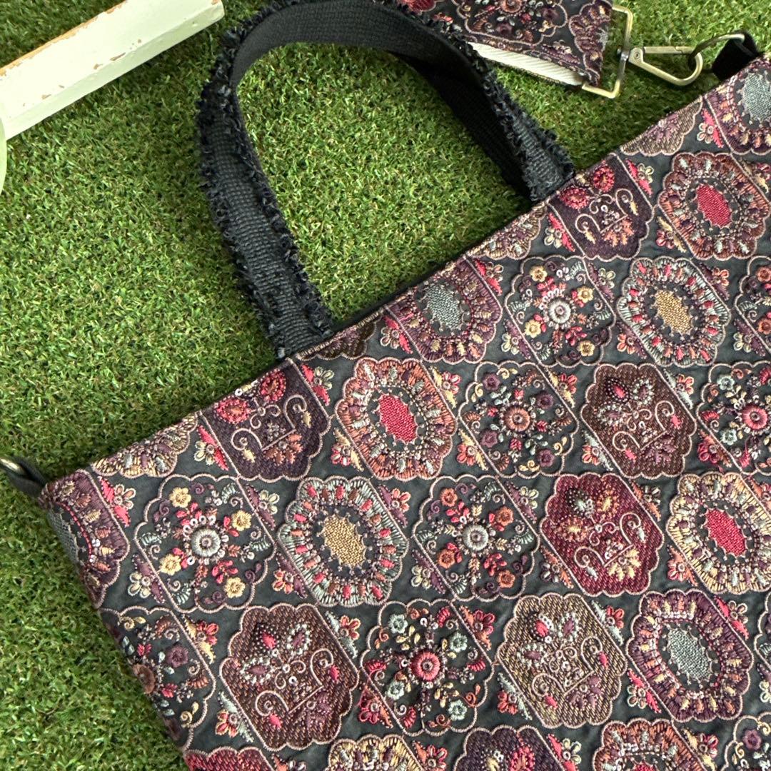 ワンコページ　ショルダー　レッスンバッグ