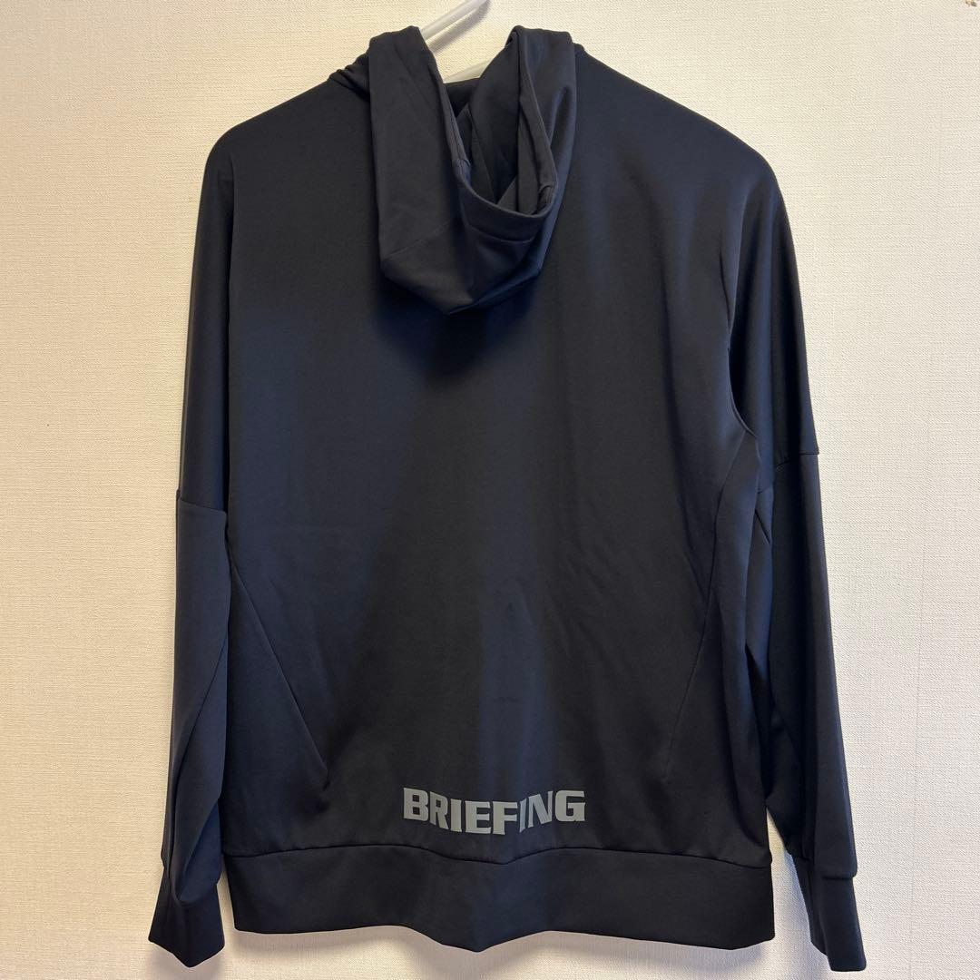 美品　BRIEFING フルジップアップ パーカー　黒