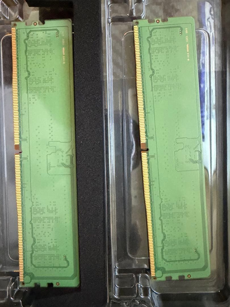 Samsung メモリー　2x8gb(16gb) DDR5 4800MHz