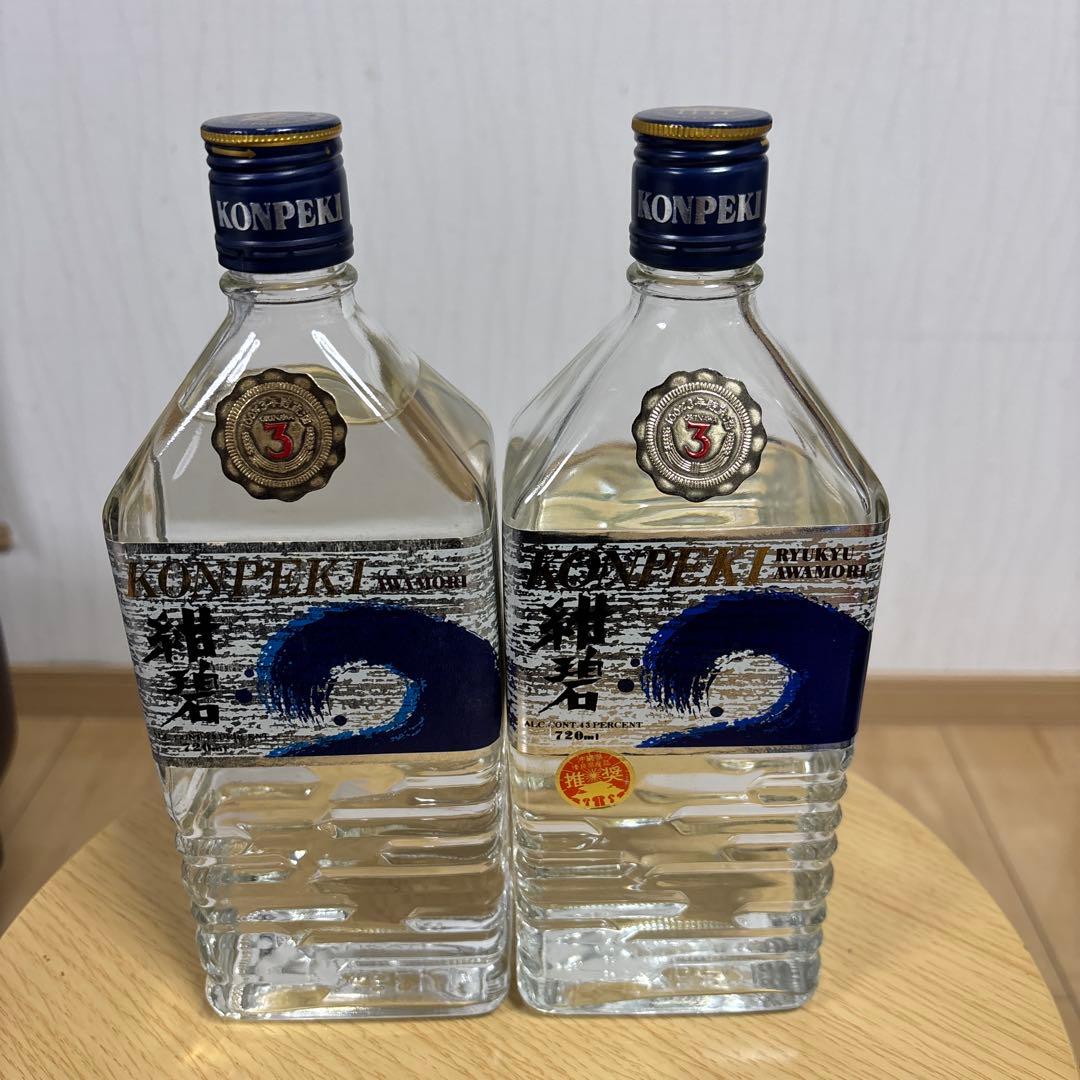 未開封　各年代の泡盛紺碧10本セット