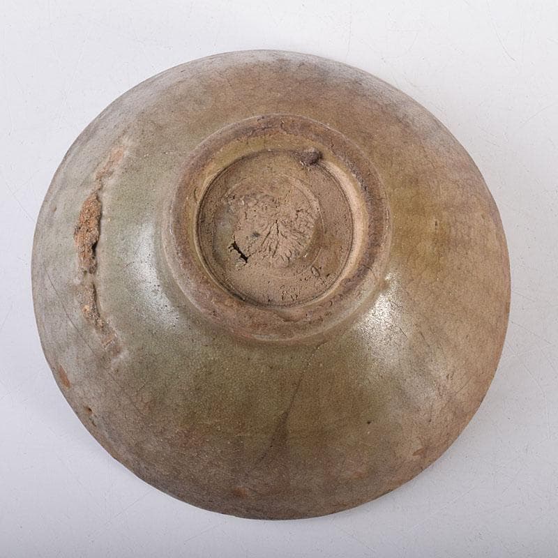 中国美術　龍泉窯　青磁　茶碗　酒盃　C　R7904