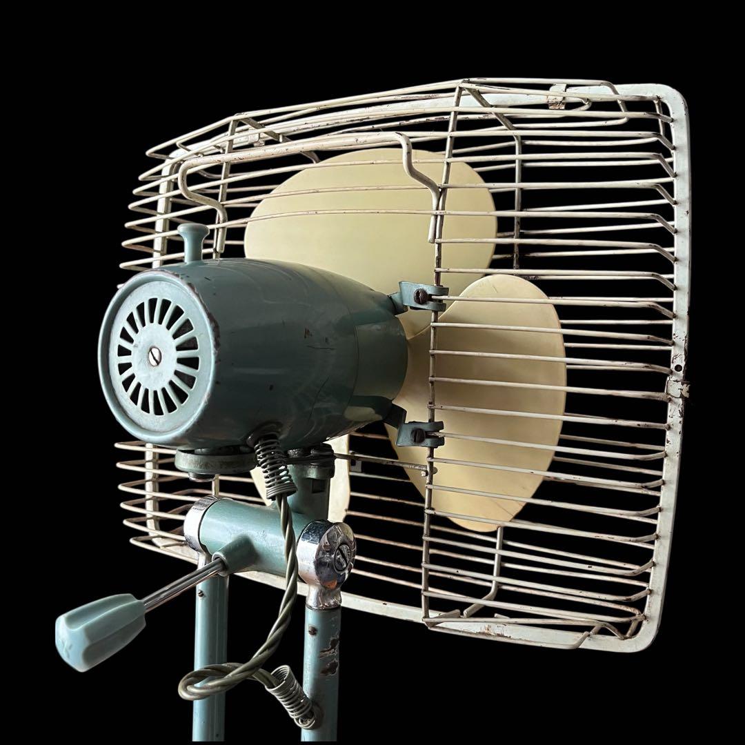 希少❗️レトロ扇風機　三菱RM-10A 四角