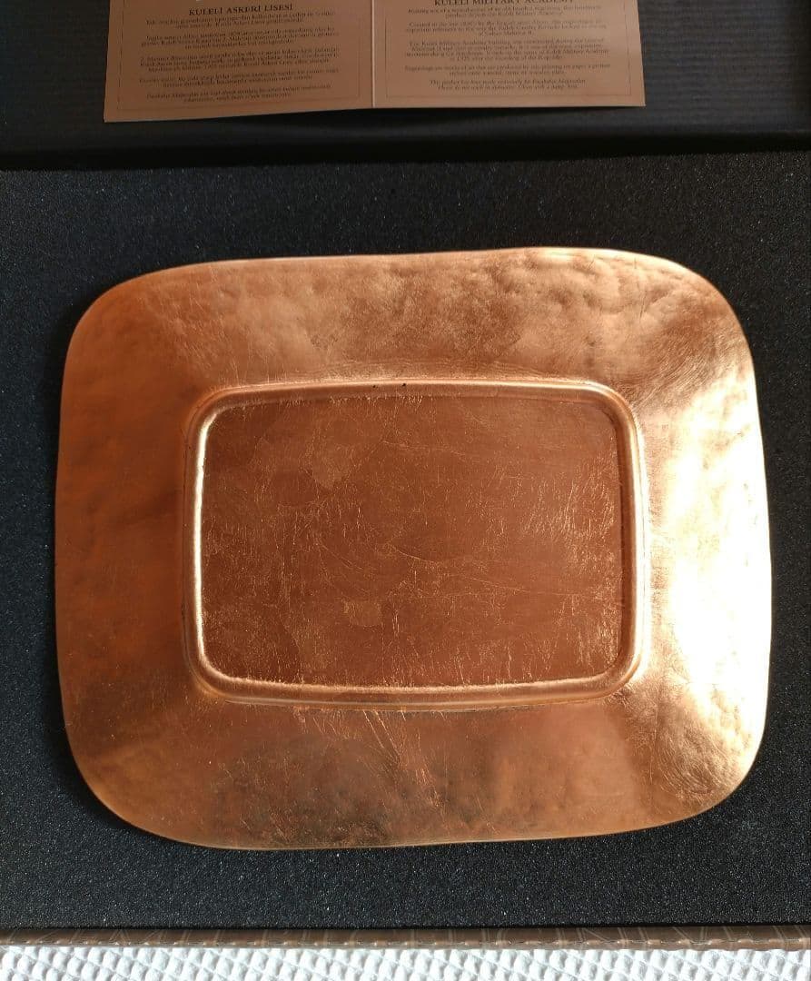 トルコ工芸品 絵皿　飾り皿　イスタンブール　版画　オスマン帝国