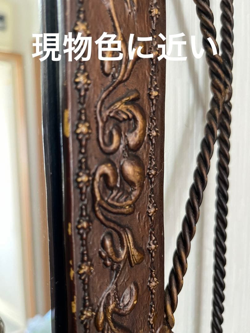 アンティーク 鏡 アイアン 金属加工
