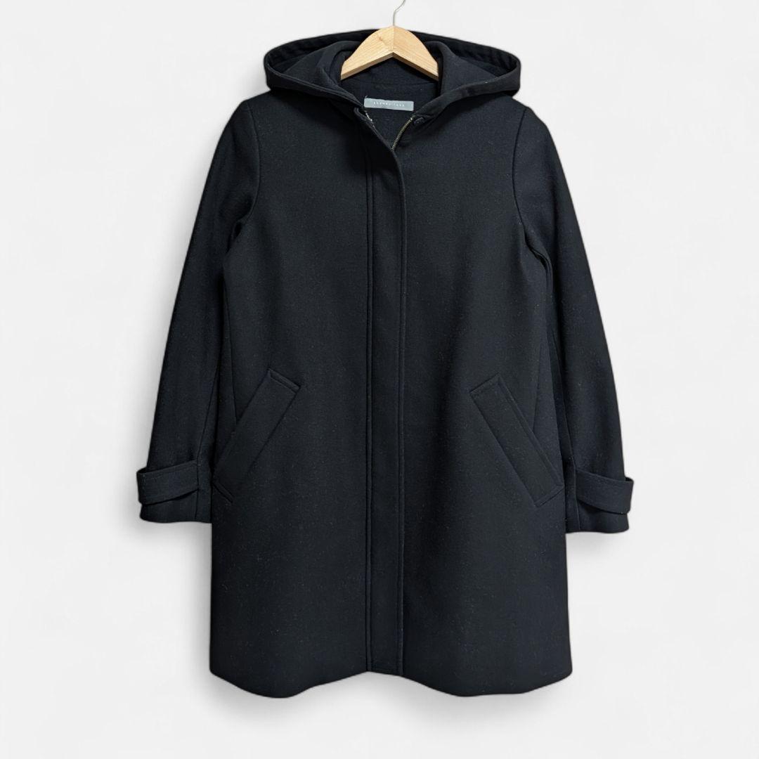 theory luxe セオリーリュクス ジップアップ フーディー コート