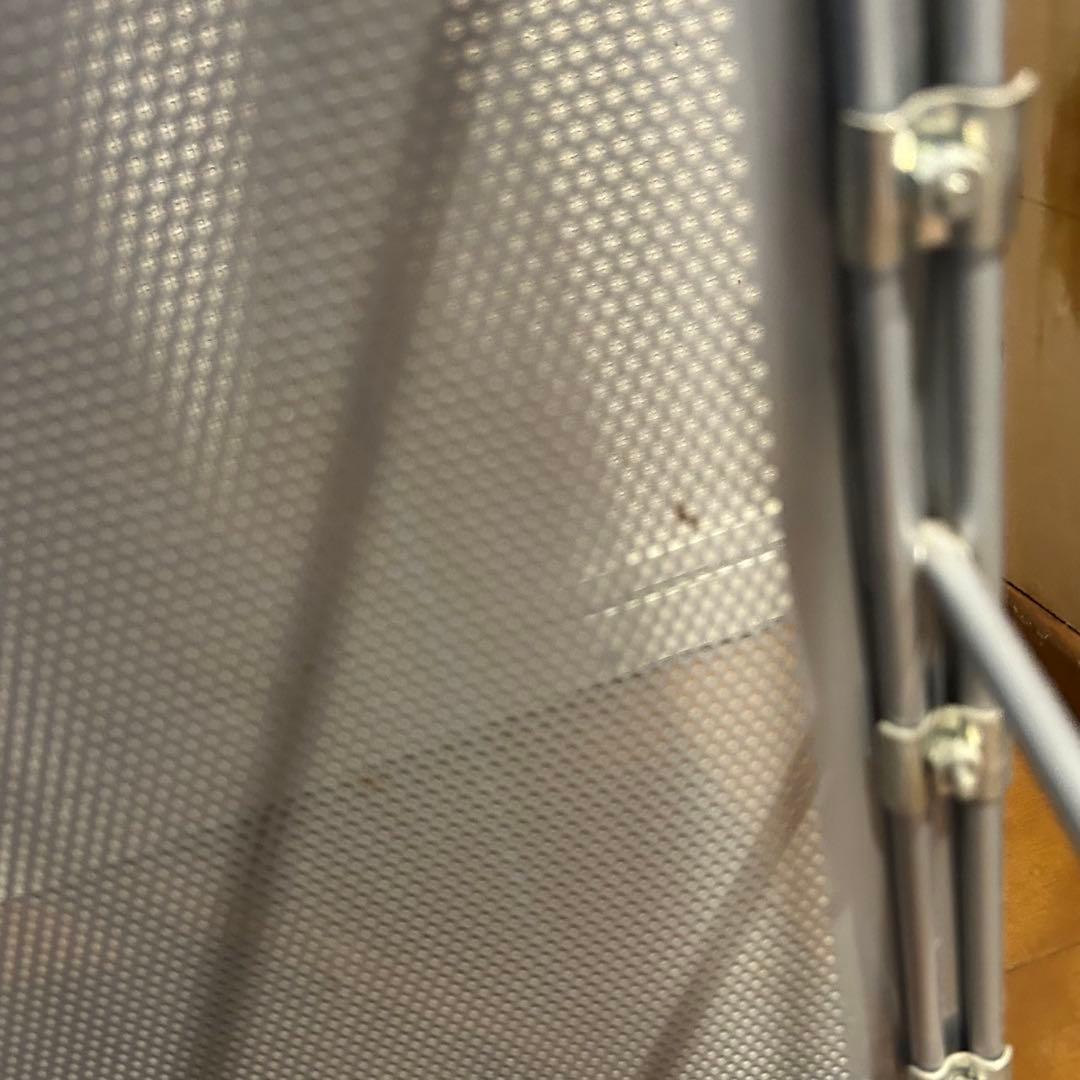 旧グレー無印　スチールユニットシェルフセット