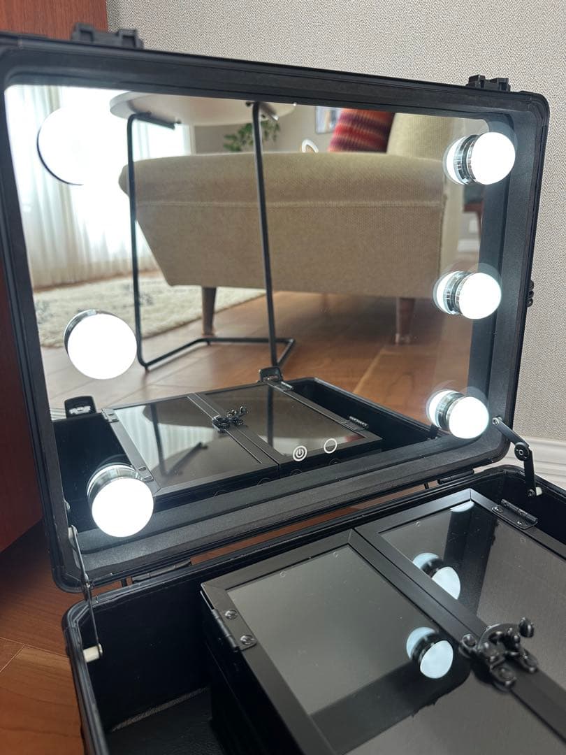 よっぴっぴ様　Francfranc LEDライト付き ハリウッドメイクBOX