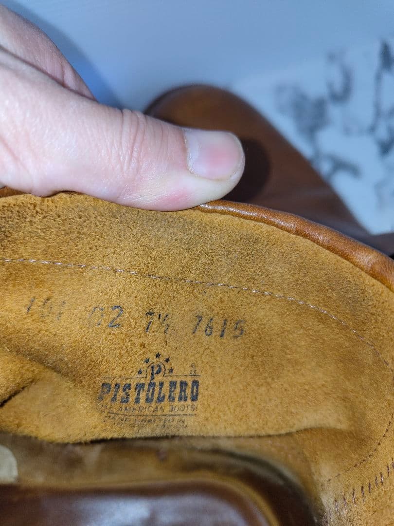 ★美品★【PISTOLERO】エンジニアブーツ US7 1/2 25.5センチ