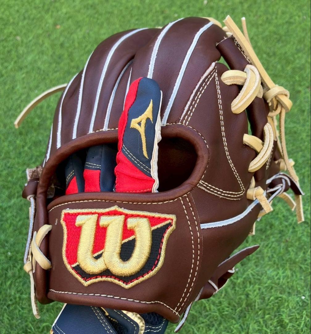 新品　型付け済　ウィルソンスタッフ　内野　日本製　硬式　Wilson