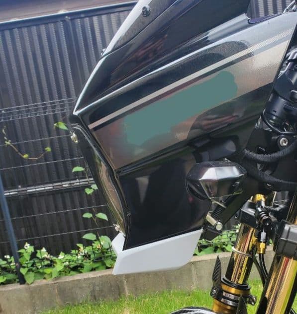 ZRX1200ダエグ用　Ver2　カウルスポイラー