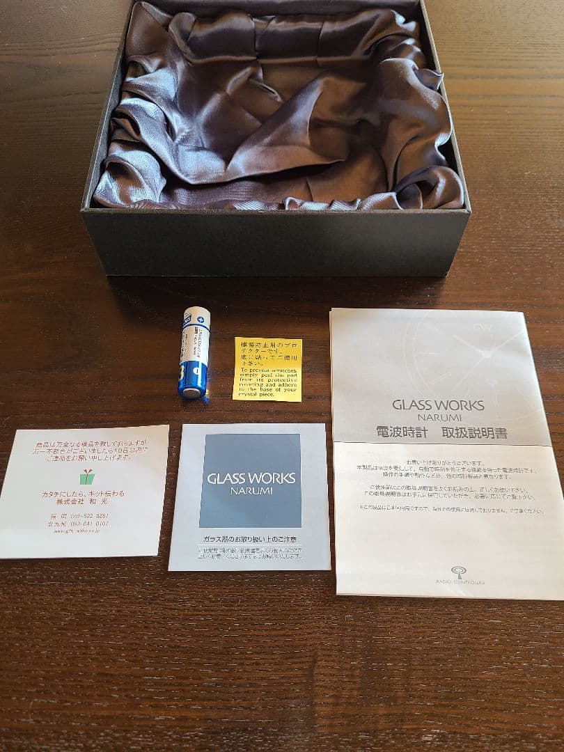 【値下げしました】NARUMI ナルミ グラスワークス 時計