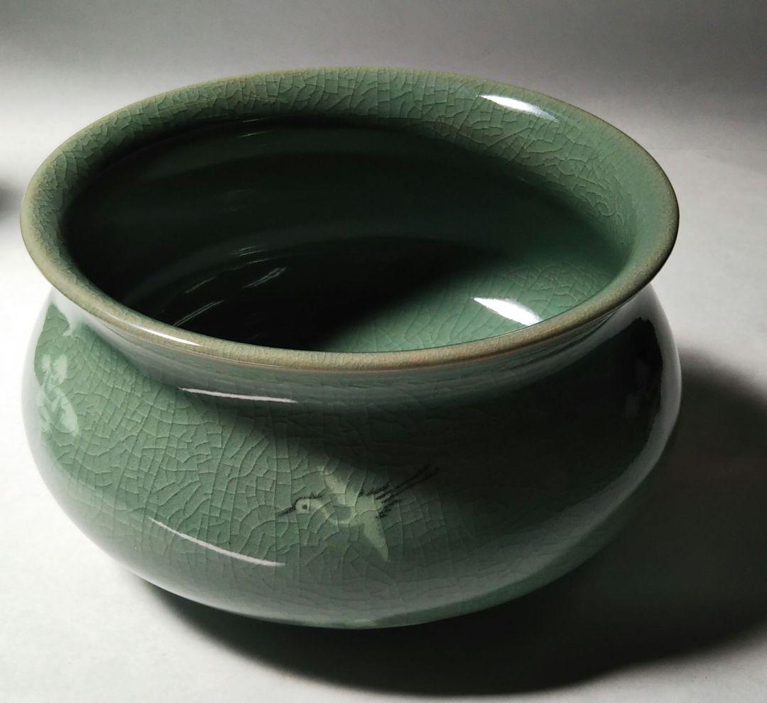 茶道具 皆具 高麗青磁雲鶴文 人間国宝 柳海剛 大徳寺 養徳院 東嶽箱