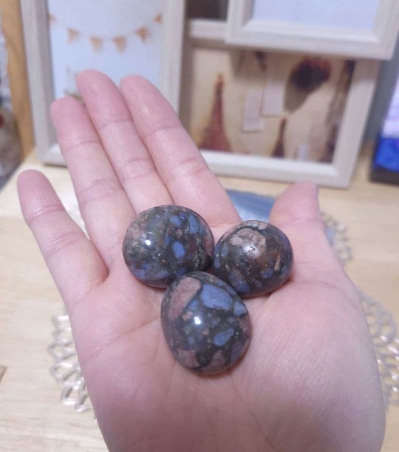 【№14】天然石 ケセラストーン ミニタンブル 原石浄化 ミロナイト ケセラセラ