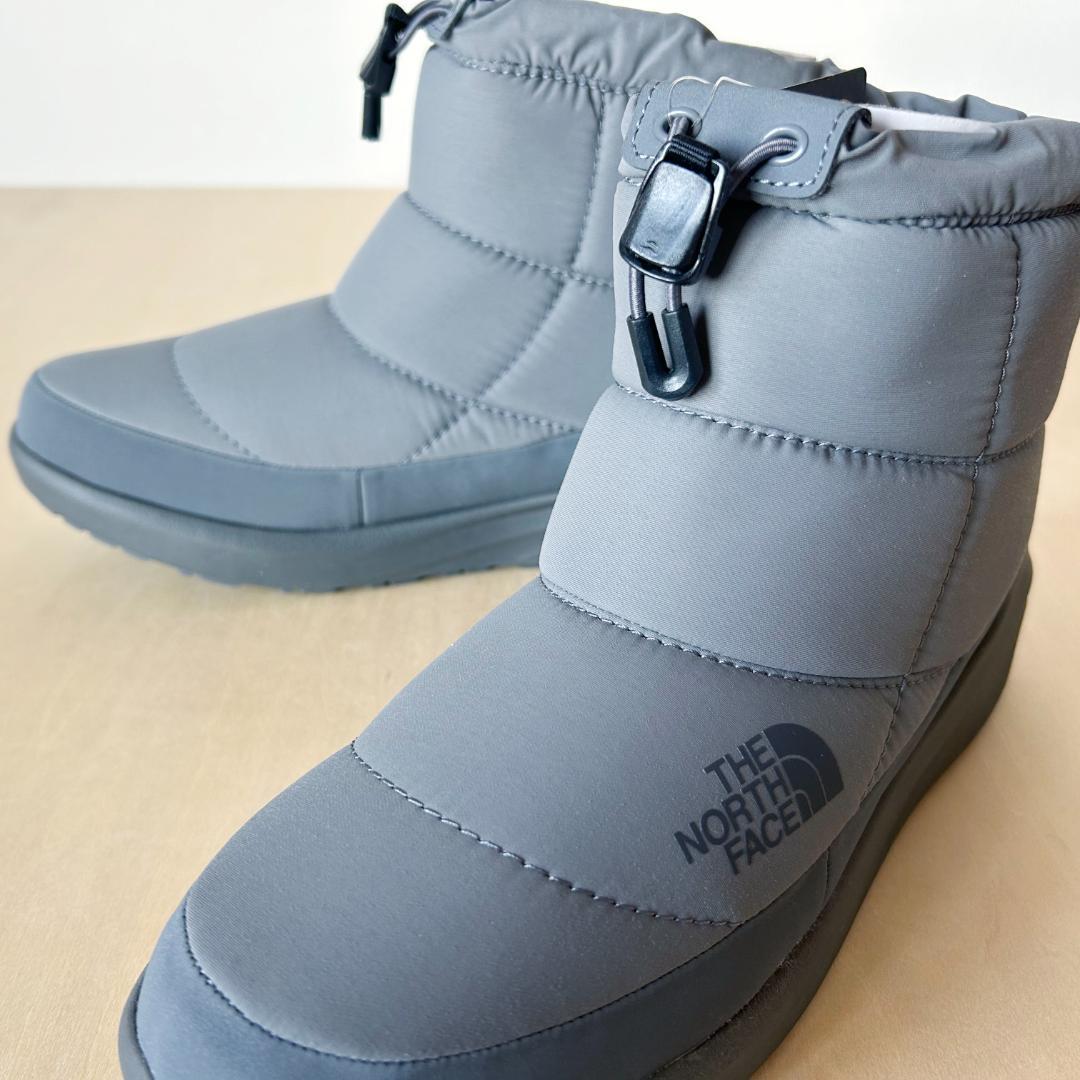 24cm ノースフェイス ヌプシ Nuptse Bootie WP VIII 灰
